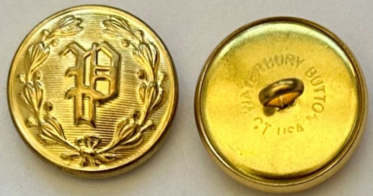 P UNIFORM JACKET BRASS BUTTON = 1 P BRASS BUTTON ONLY.
